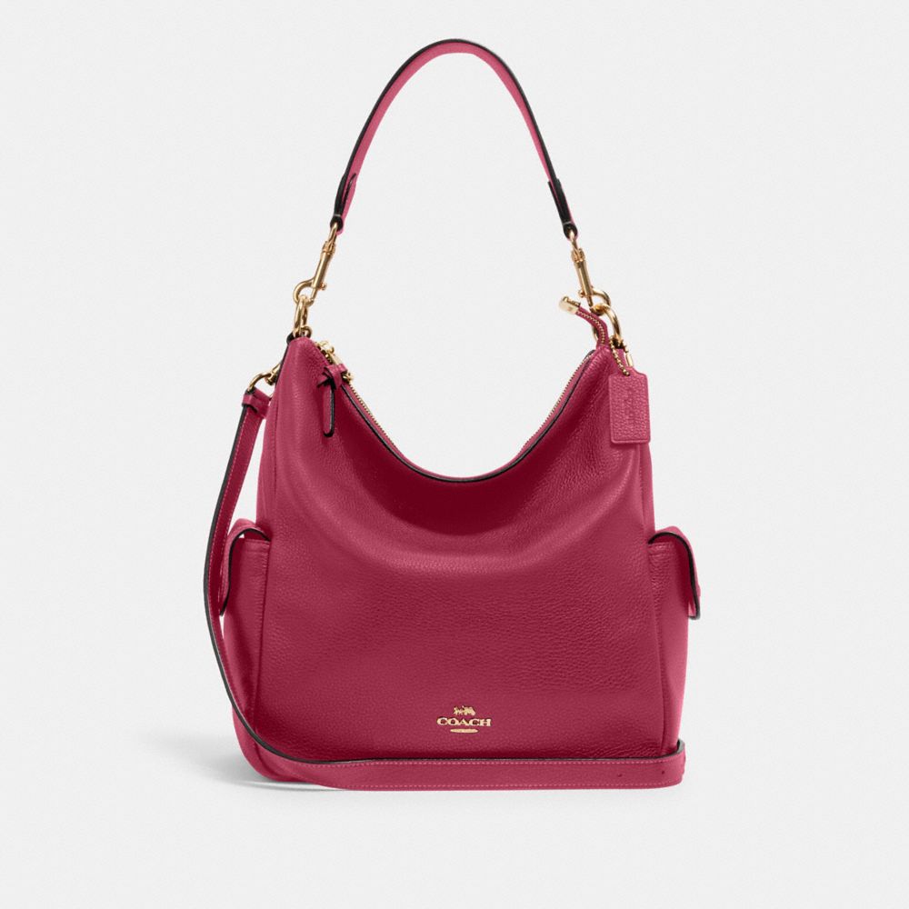 COACH 6152 PENNIE SHOULDER BAG IM/BRIGHT VIOLET