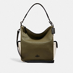 PENNIE SHOULDER BAG IN COLORBLOCK - 6154 - QB/KELP MUTLI