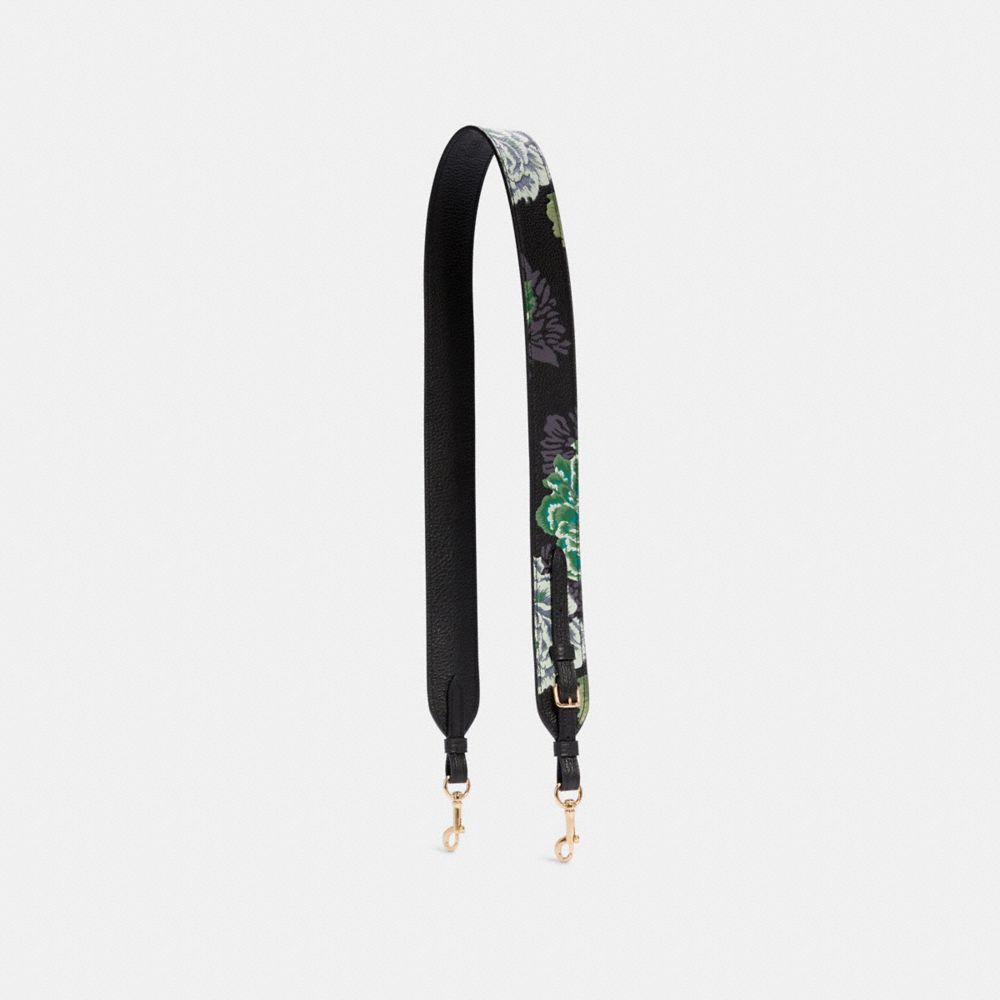 COACH 6175 Strap With Kaffe Fassett Print IM/BLACK GREEN MULTI