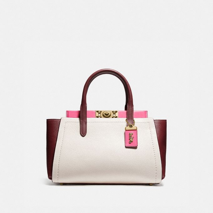 公式 Coach コーチ トループ キャリーオール カラーブロック 全てのレディースバッグ