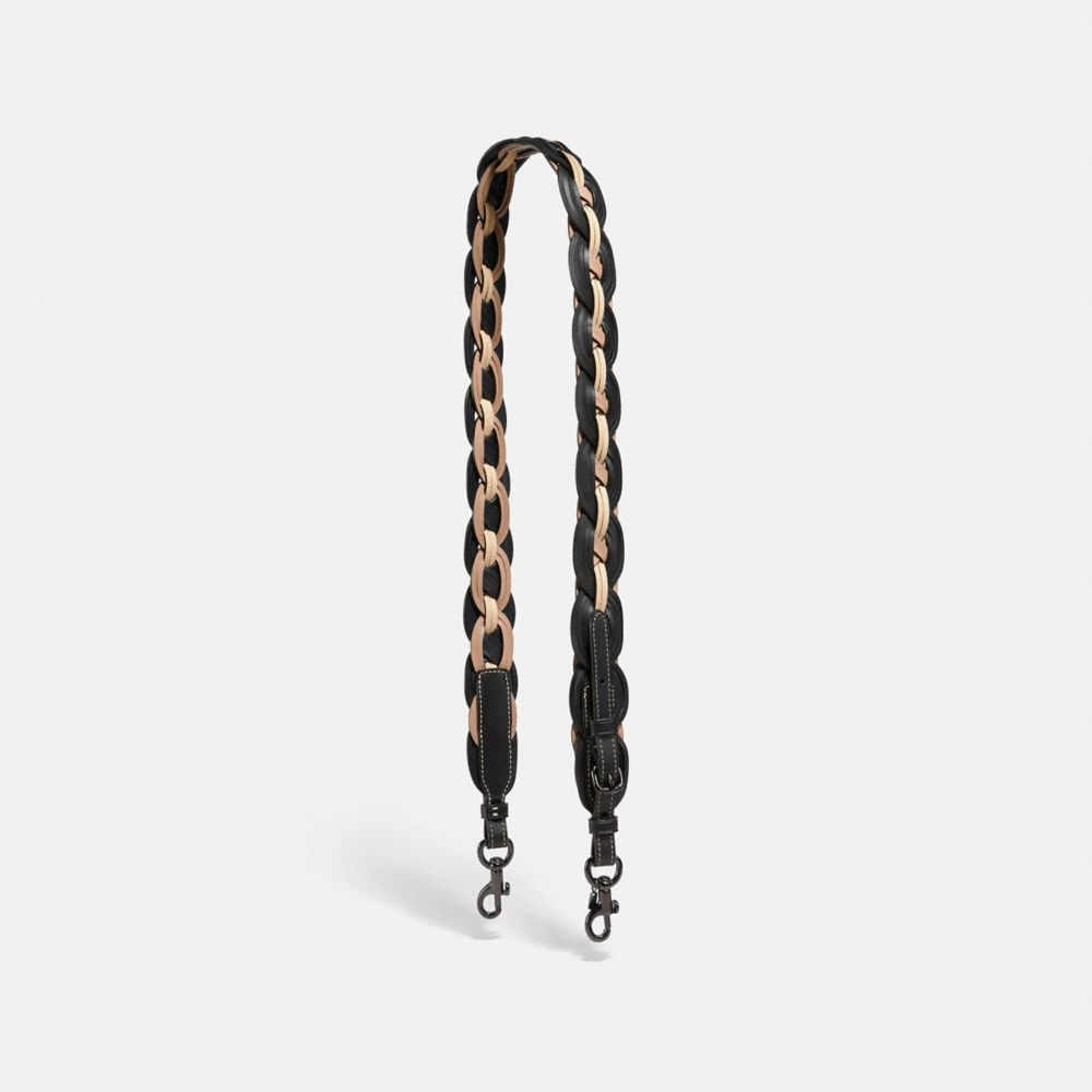 STRAP WITH WEAVING - V5/BLACK MULTI - COACH 625