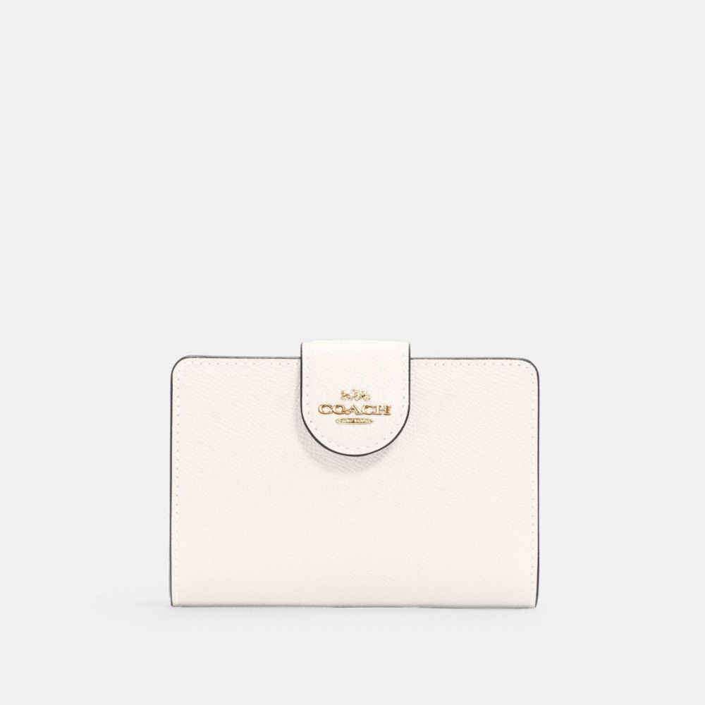 MEDIUM CORNER ZIP WALLET - IM/CHALK - COACH 6390