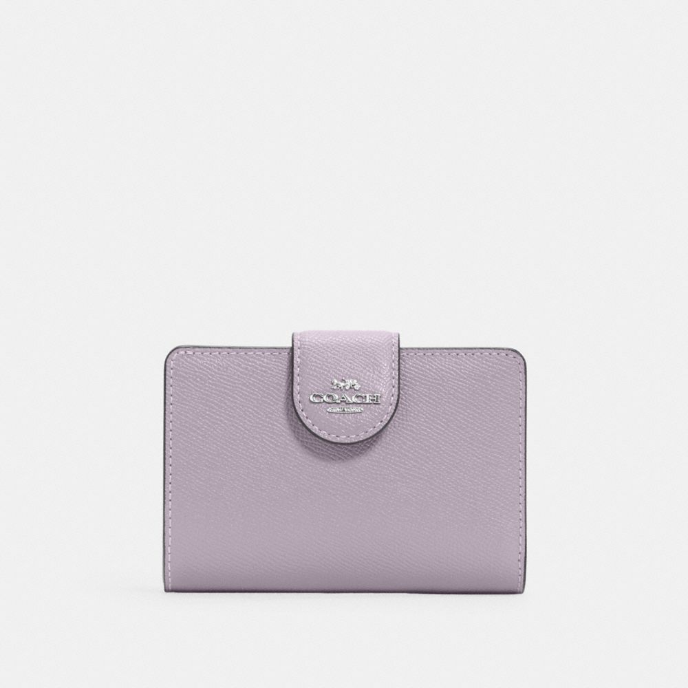 Medium Corner Zip Wallet - 6390 - Silver/Mist