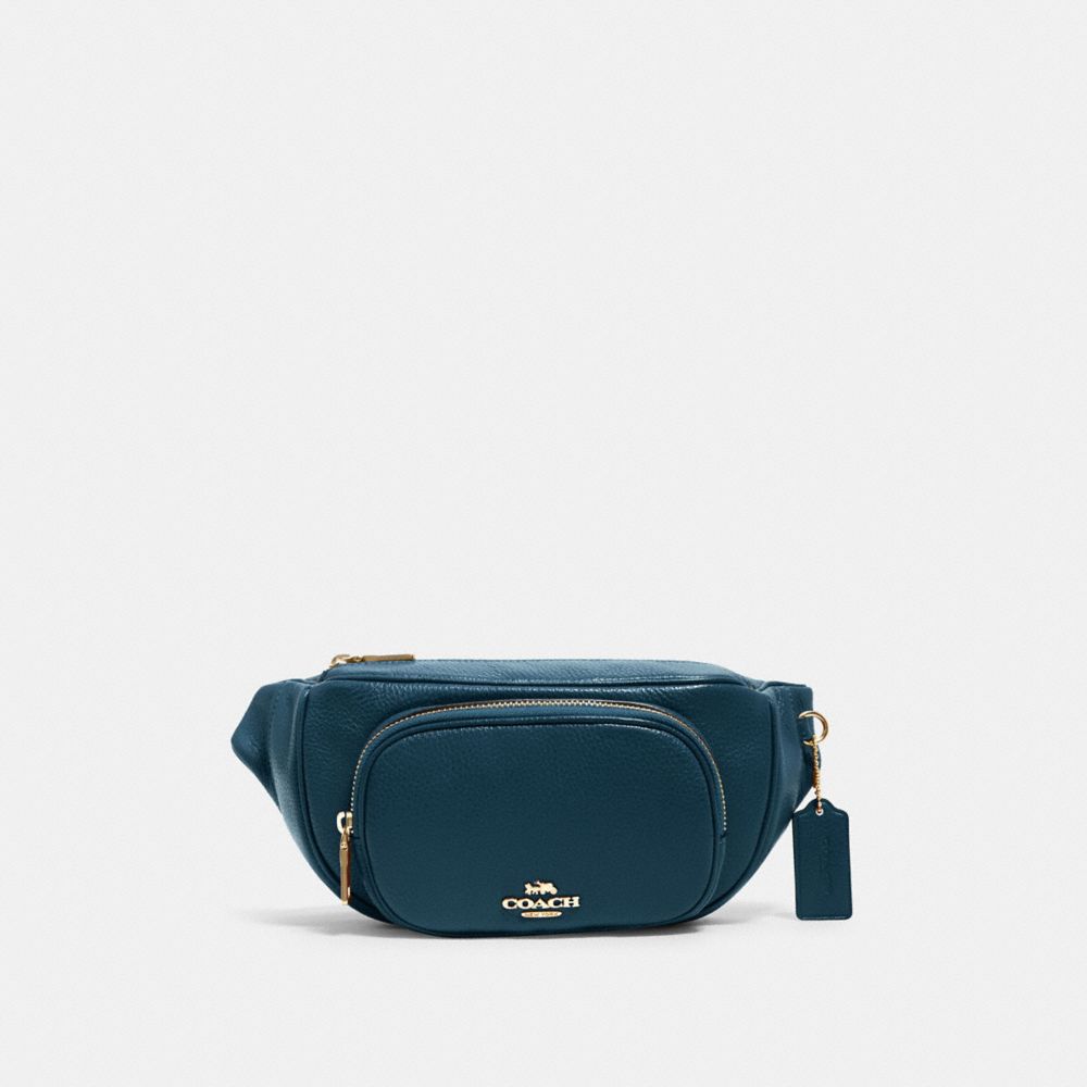 COACH 6488 Court Belt Bag IM/PEACOCK