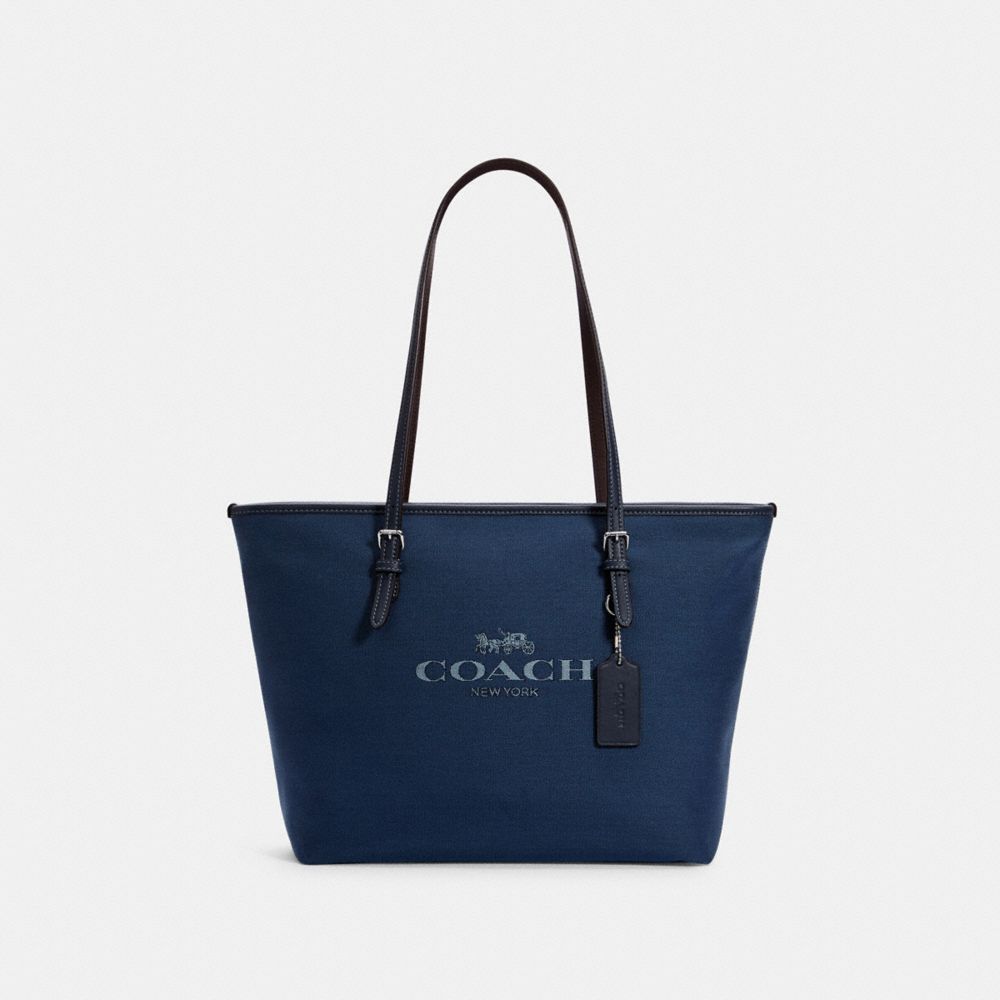 COACH 6528 - CITY ZIP TOTE SV/DENIM