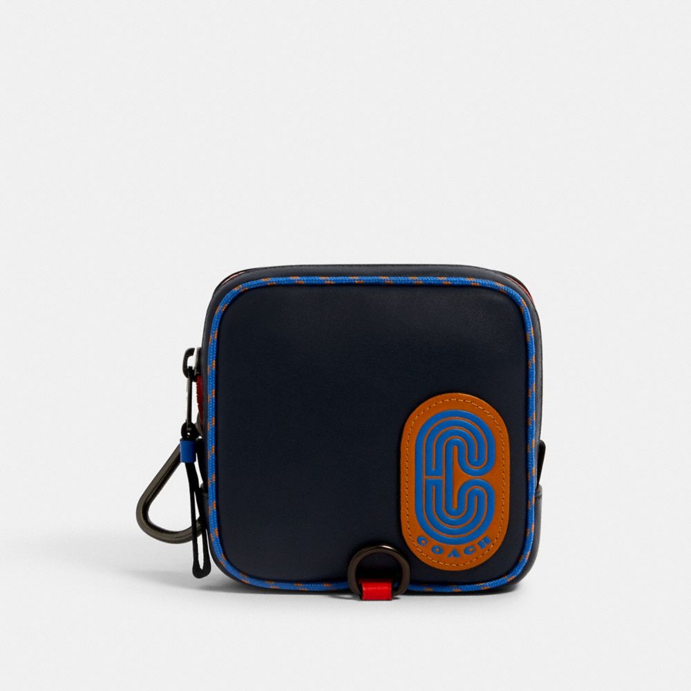 SQUARE HYBRID POUCH - QB/BLUE MULTI - COACH 6529