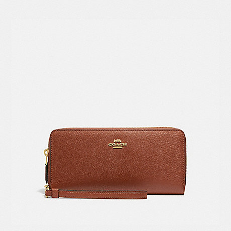 COACH 6637 Continental Wallet GOLD/1941-SADDLE