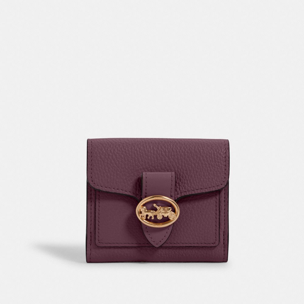 COACH 6654 Georgie Small Wallet IM/BOYSENBERRY