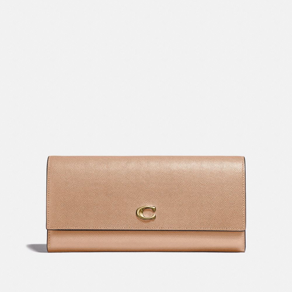 COACH 66570 ENVELOPE WALLET BEECHWOOD/BRASS