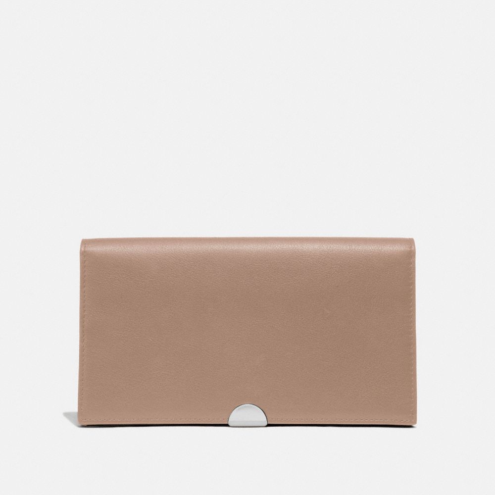 COACH 66615 Dreamer Wallet LIGHT NICKEL/TAUPE