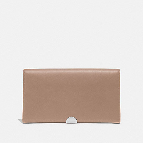 COACH 66615 DREAMER WALLET LIGHT NICKEL/TAUPE