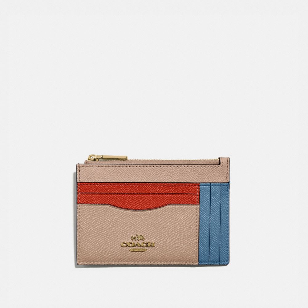 LARGE CARD CASE IN COLORBLOCK - 66712 - B4/LAKE MULTI