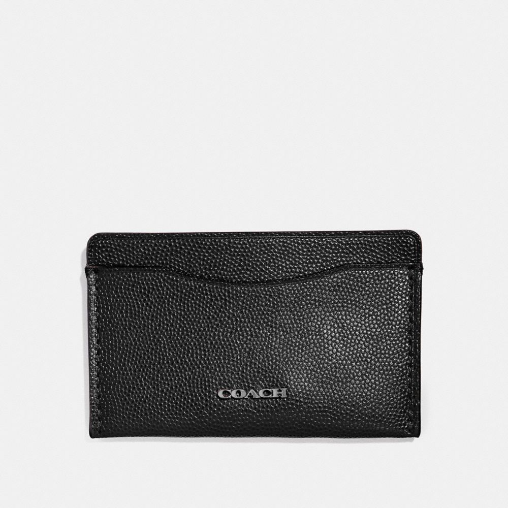 SMALL CARD CASE - BLACK - COACH 66831