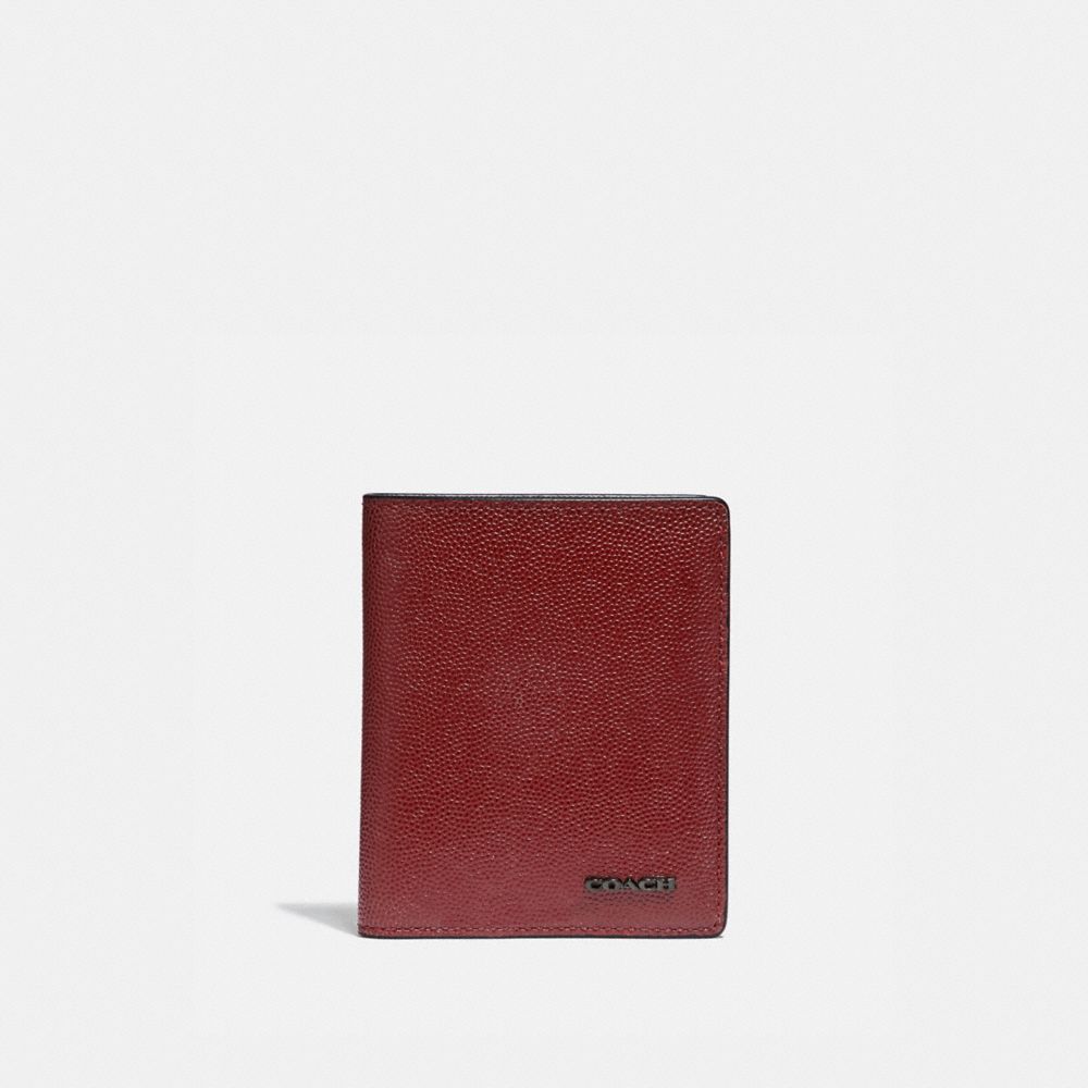 COACH SLIM WALLET - RED CURRANT - 66833