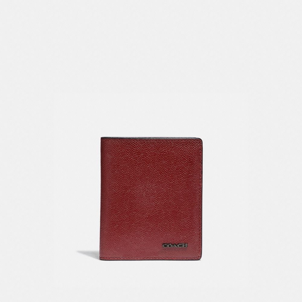 COACH 66833 SLIM WALLET RED CURRANT