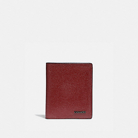 COACH SLIM WALLET - RED CURRANT - 66833