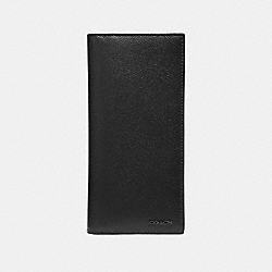 COACH 66834 Breast Pocket Wallet BLACK