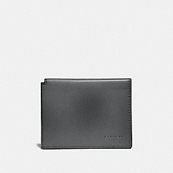 COACH 66850 Trifold Card Wallet GRAPHITE