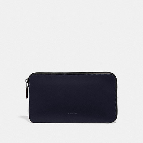 COACH 66866 TRAVEL GUIDE POUCH MIDNIGHT