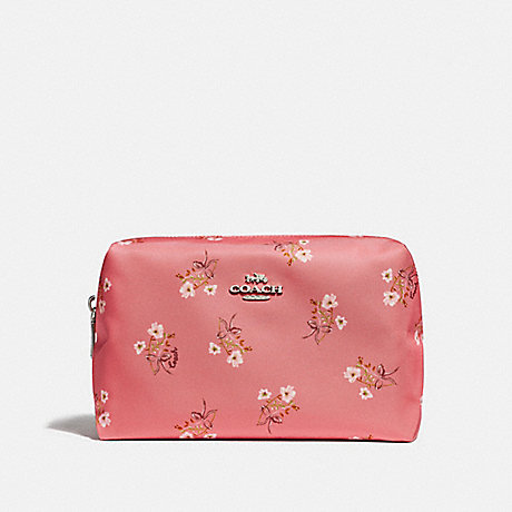 COACH LARGE BOXY COSMETIC CASE WITH FLORAL BOW PRINT -  - 67105