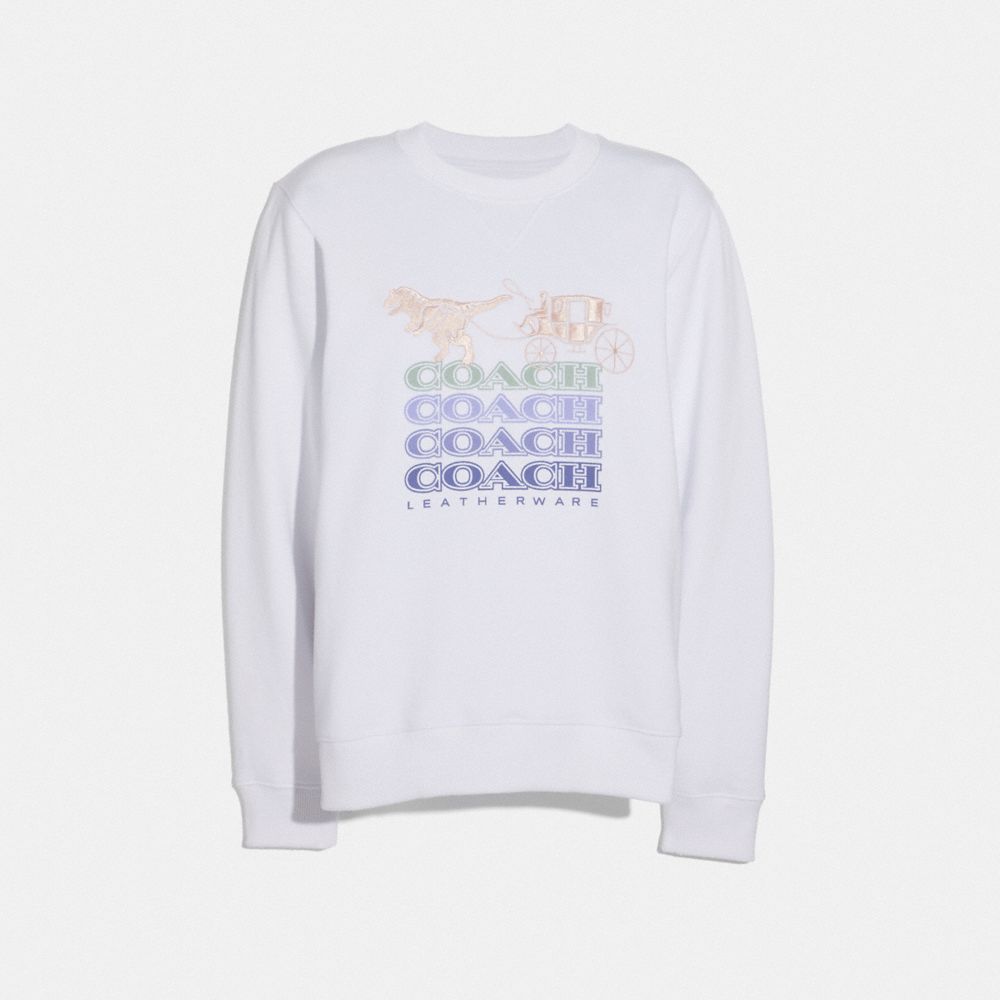 SHADOW REXY AND CARRIAGE SWEATSHIRT - 67650 - OPTIC WHITE