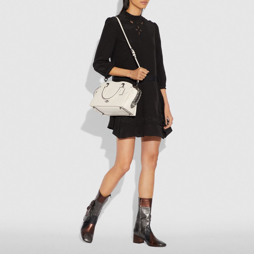 HORSE AND CARRIAGE SILK SQUARE SCARF-BLOSSOM