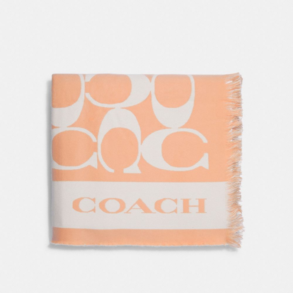 COACH&reg;,Signature Blanket,Faded Blush