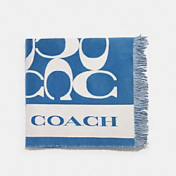COACH 677 Signature Blanket SKY BLUE