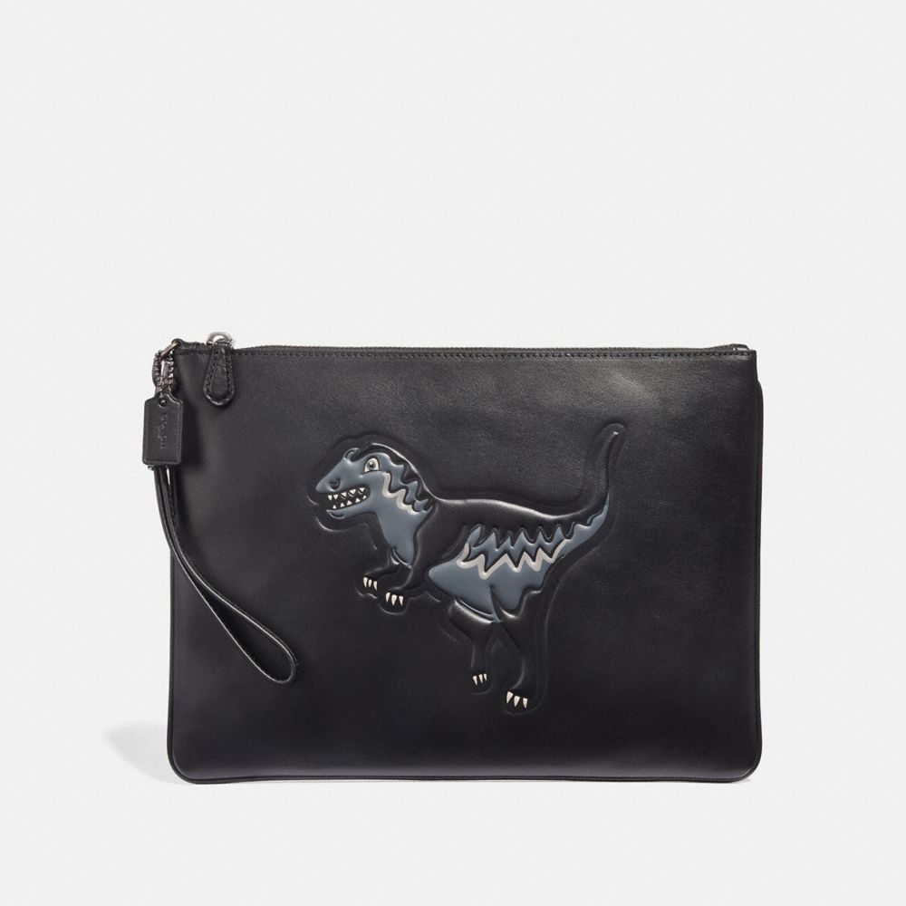 COACH 67908 POUCH 30 WITH REXY BLACK