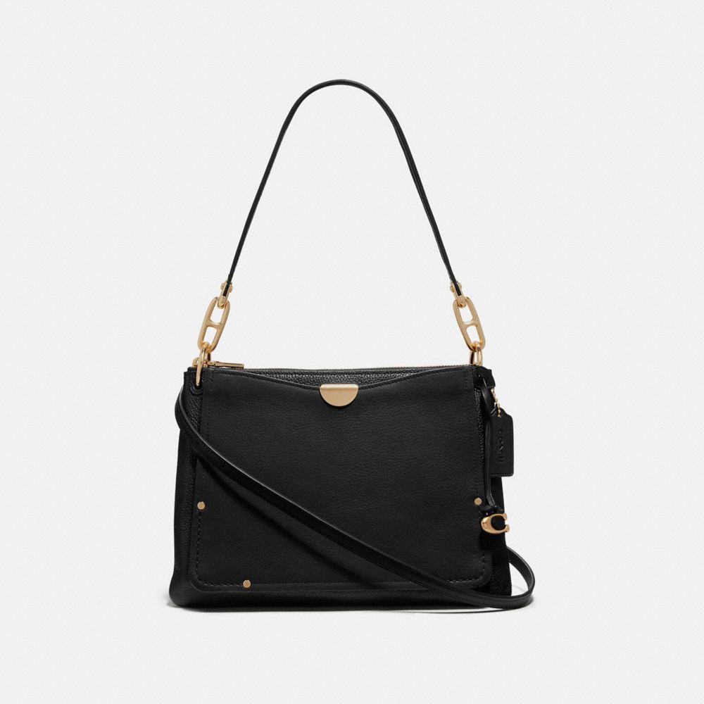 COACH DREAMER SHOULDER BAG - GD/BLACK - 67932