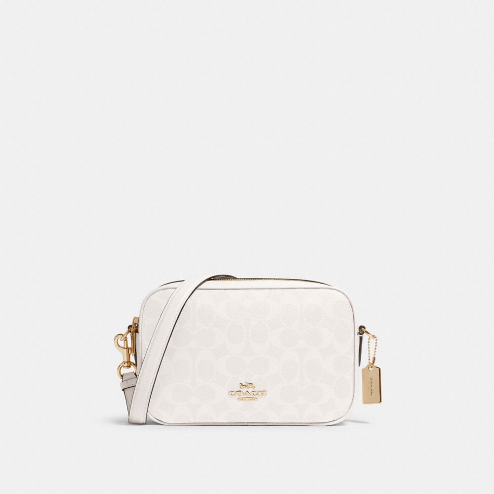 COACH JES CROSSBODY IN SIGNATURE CANVAS - IM/CHALK/GLACIERWHITE - 68168