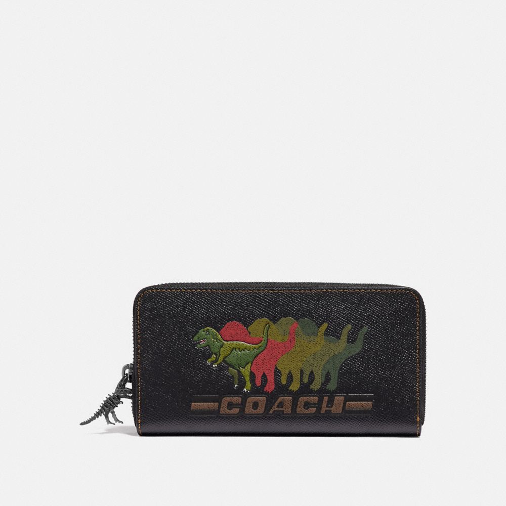 COACH 68254 Accordion Wallet With Rexy BLACK