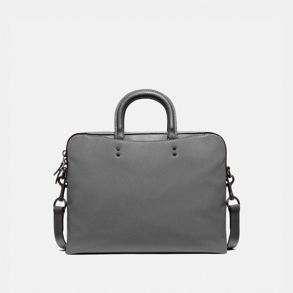 COACH ROGUE SLIM BRIEF - JI/GREY - 68273