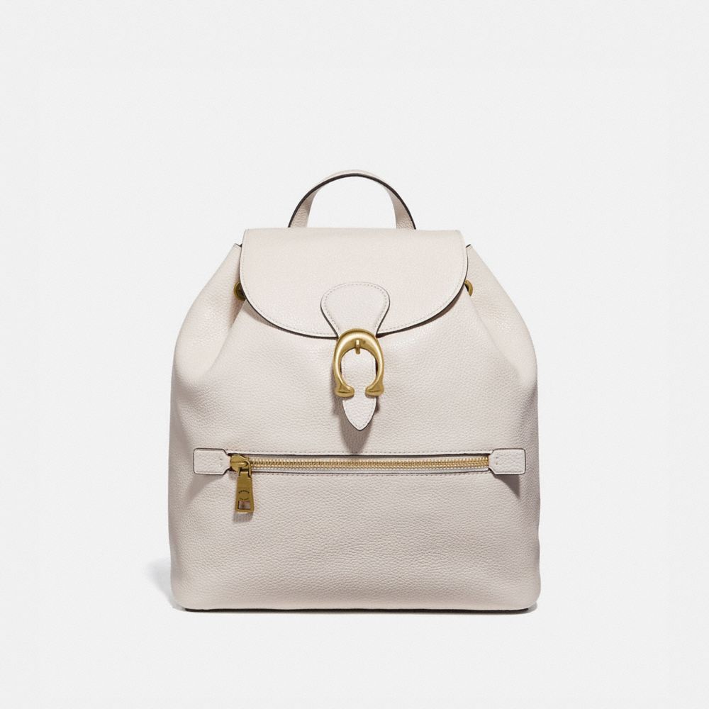 EVIE BACKPACK - CHALK/BRASS - COACH 68380