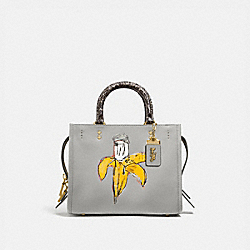 COACH COACH X JEAN-MICHEL BASQUIAT ROGUE 25 WITH SNAKESKIN DETAIL - ONE COLOR - 6888