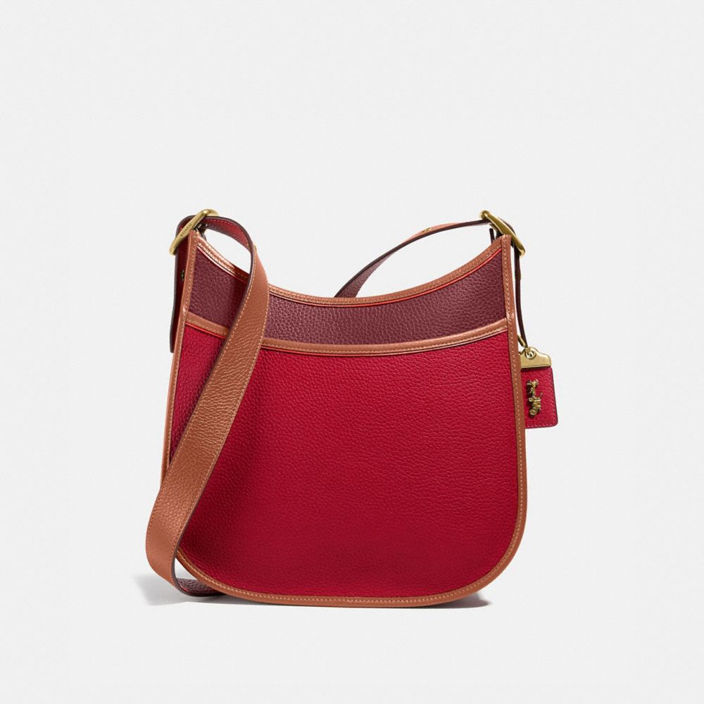 EMERY CROSSBODY IN COLORBLOCK - B4/RED APPLE MULTI - COACH 688