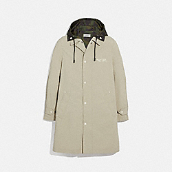 REXY AND CARRIAGE COAT WITH HOOD - STONE - COACH 69160