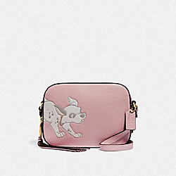 DISNEY X COACH CAMERA BAG WITH DALMATIAN - GD/BLOSSOM - COACH 69178