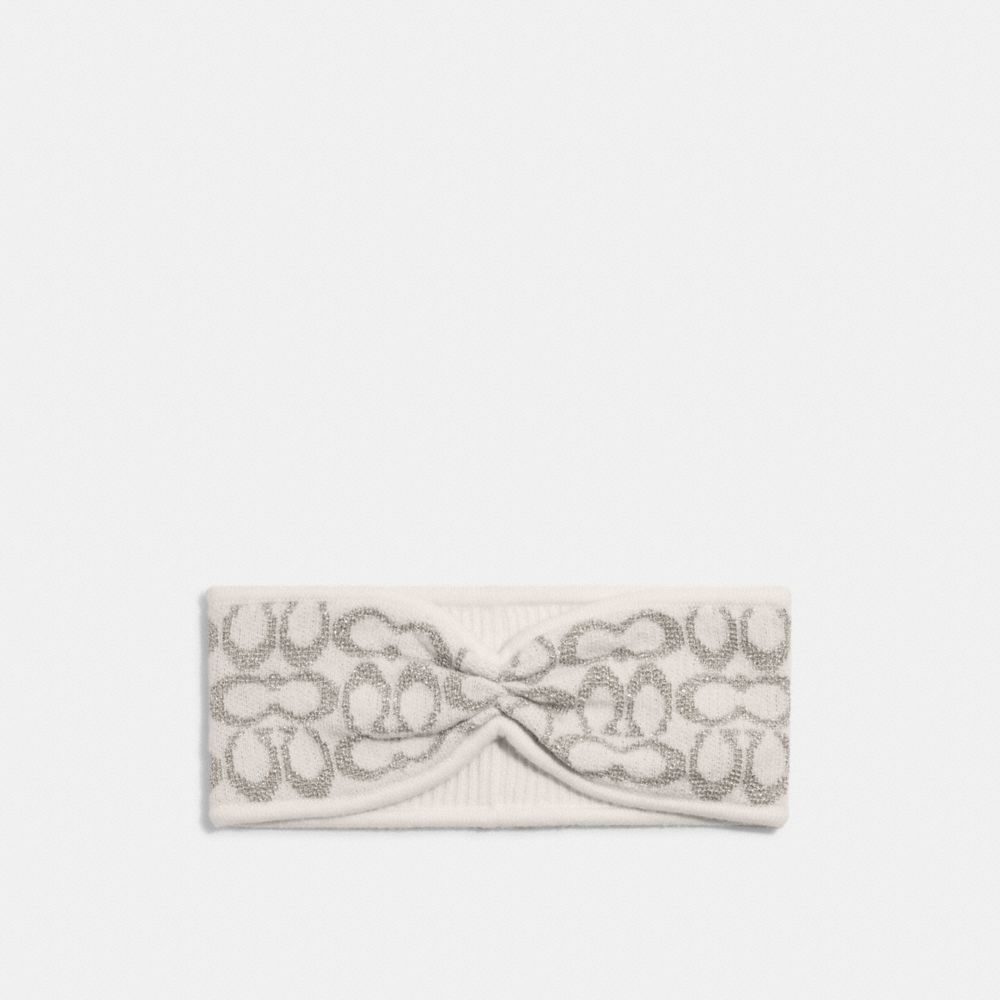 Signature Knit Headband - 6918 - Chalk