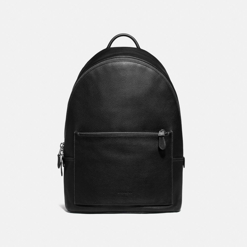 Metropolitan Soft Backpack - GUNMETAL/BLACK - COACH 69351