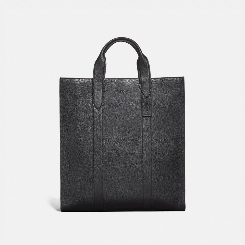 METROPOLITAN SOFT VERTICAL TOTE - 69357 - QB/BLACK