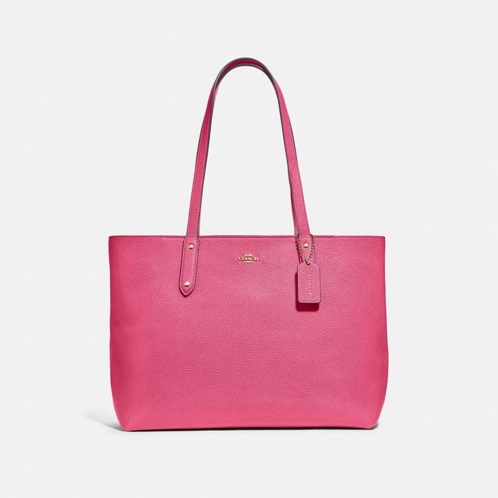 COACH 69424 CENTRAL TOTE WITH ZIP B4/CONFETTI PINK