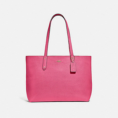 COACH CENTRAL TOTE WITH ZIP - B4/CONFETTI PINK - 69424