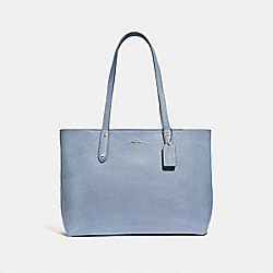 CENTRAL TOTE WITH ZIP - 69424 - SV/MIST