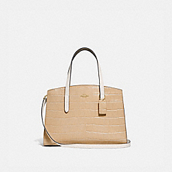 COACH 69434 Charlie Carryall GOLD/BEECHWOOD MULTI