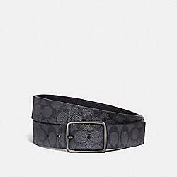 Harness Buckle Cut To Size Reversible Belt, 38 Mm - CHARCOAL - COACH 69472