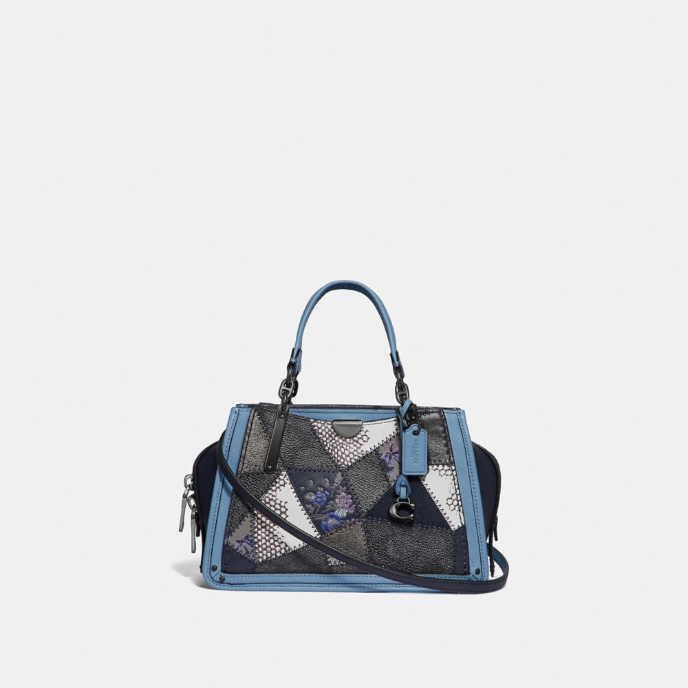 DREAMER 21 IN SIGNATURE CANVAS PATCHWORK - V5/CHARCOAL SLATE MULTI - COACH 69557