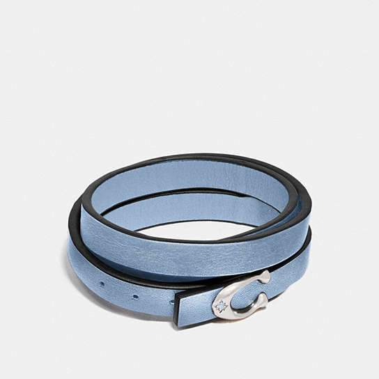 69604 - Signature Bracelet Silver/Metallic Plum
