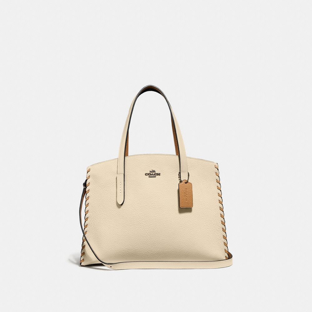 coach charlie carryall gunmetal