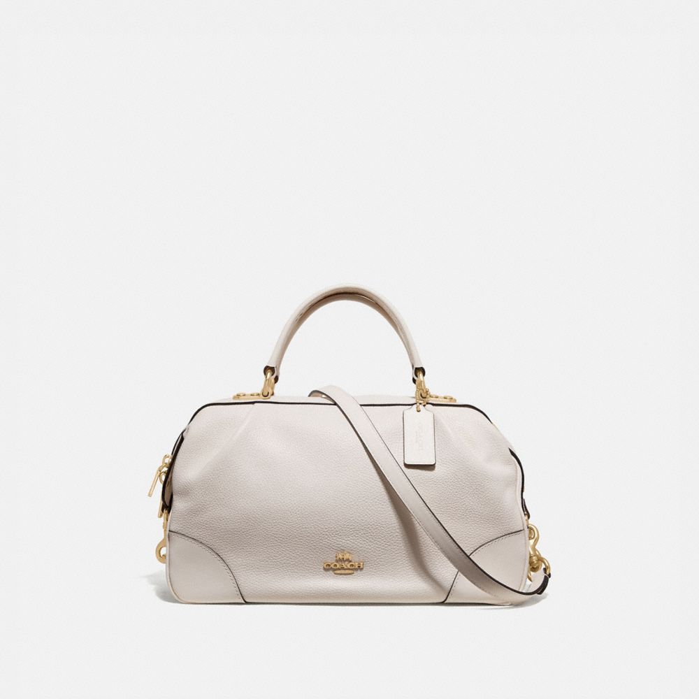 COACH 69621 Lane Satchel CHALK/GOLD